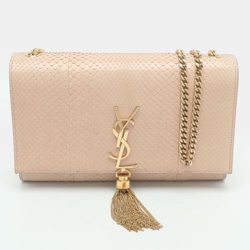 Saint Laurent Kate Medium Python Leather Flap bag - Saint Laurent Paris - Modalova