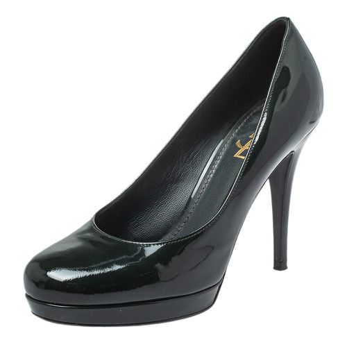 Saint Laurent Green Patent Leather Pumps Size 38.5 - Saint Laurent Paris - Modalova