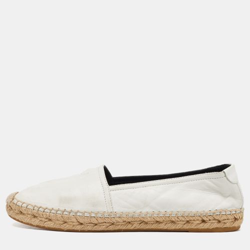 Saint Laurent Leather Slip On Espadrilles Flats Size 37 - Saint Laurent Paris - Modalova