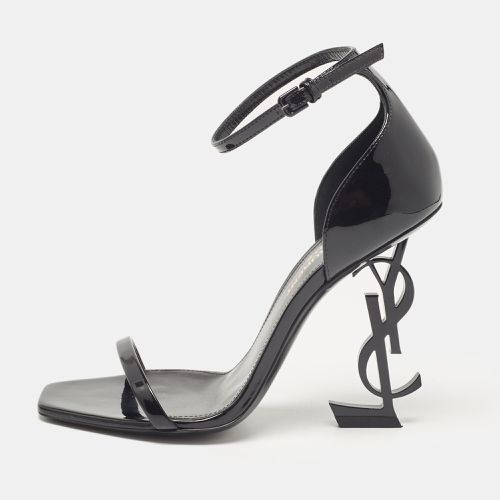 Saint Laurent Patent Leather Opyum Sandals Size 35 - Saint Laurent Paris - Modalova