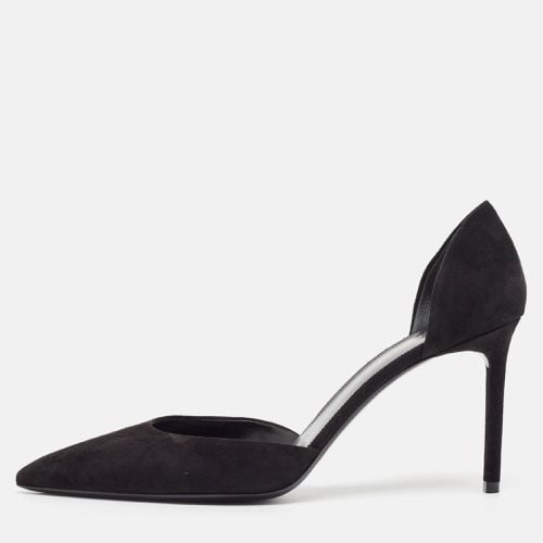 Saint Laurent Black Suede Pointed Toe D'orsay Pumps Size 42 - Saint Laurent Paris - Modalova