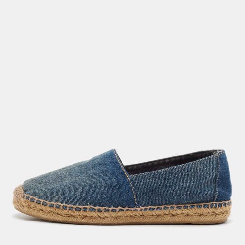 Saint Laurent Blue Denim Espadrille Flats Size 36.5 - Saint Laurent Paris - Modalova