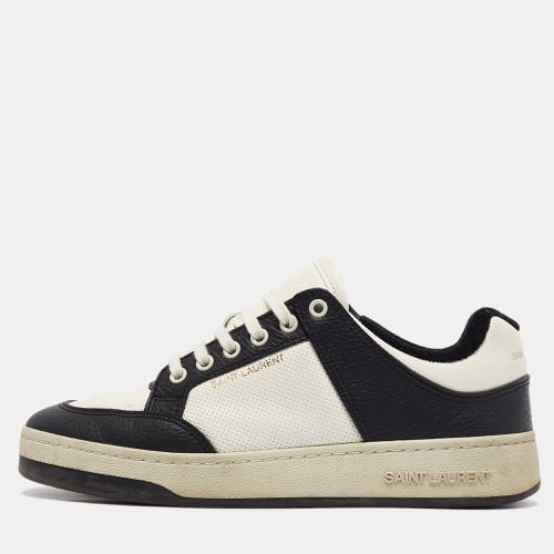 Saint Laurent Black/White Leather SL/61 Lace Up Sneakers Size 39.5 - Saint Laurent Paris - Modalova