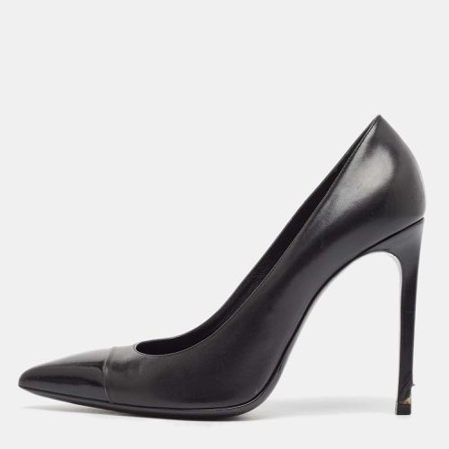 Saint Laurent Black Leather Pointed Toe Pumps Size 39 - Saint Laurent Paris - Modalova