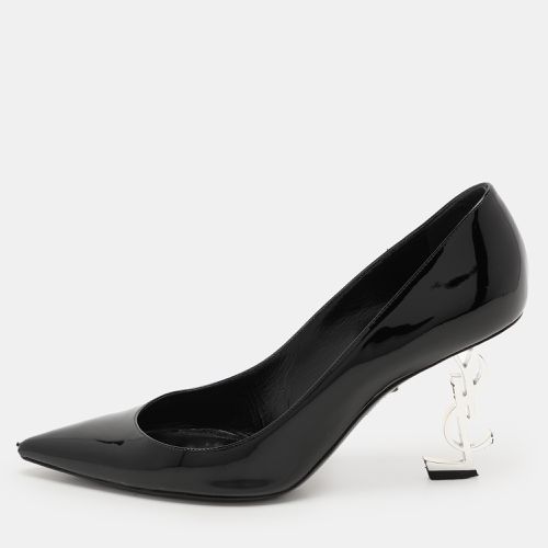 Saint Laurent Black Patent Leather Opyum Pumps Size 38 - Saint Laurent Paris - Modalova