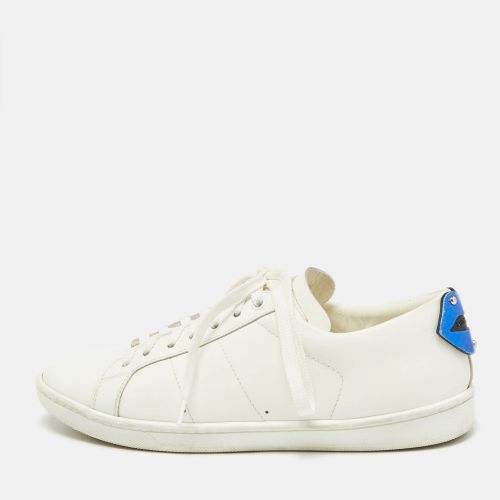 Saint Laurent White Leather Court Classic Sneakers Size 37 - Saint Laurent Paris - Modalova