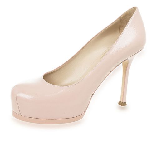 Saint Laurent Paris Pink Leather Tribtoo Platform Pumps Size 38 - Saint Laurent Paris - Modalova