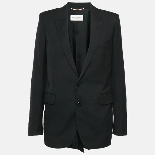 Saint Laurent Paris Black Wool Tailored Blazer M - Saint Laurent Paris - Modalova