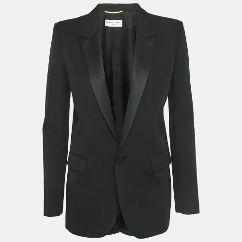 Saint Laurent Paris Wool Button Front Tuxedo Jacket M - Saint Laurent Paris - Modalova