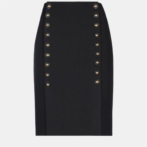 Saint Laurent Virgin Wool Midi skirt 38 - Saint Laurent Paris - Modalova