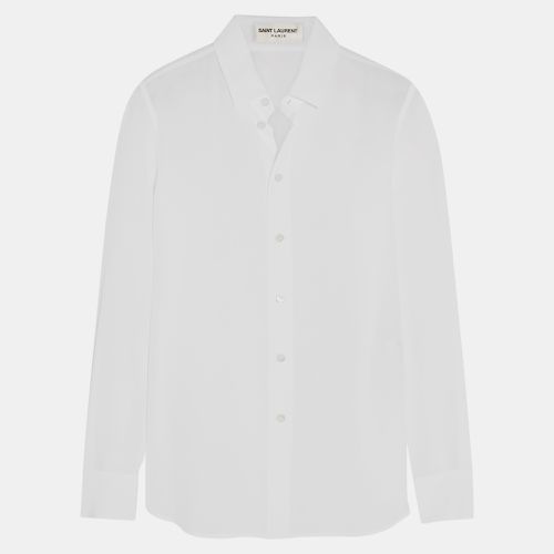 Saint Laurent Silk 3 Quarter Sleeves Top 42 - Saint Laurent Paris - Modalova