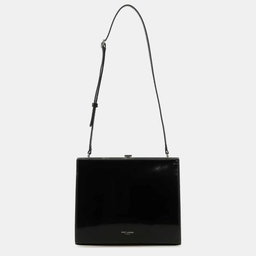 Saint Laurent Black Leather Le Anne-marie Tote Bag - Saint Laurent Paris - Modalova