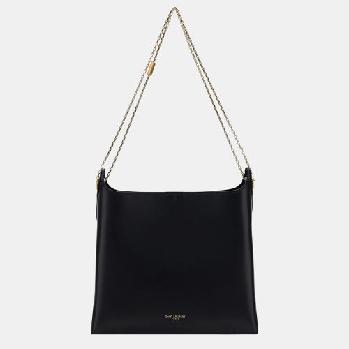 Saint Laurent Black Leather Chain Shoulder Bag - Saint Laurent Paris - Modalova