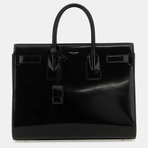 Saint Laurent Black Leather Small Sac De Jour Satchel Bag - Saint Laurent Paris - Modalova