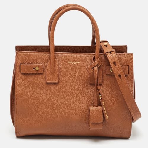 Saint Laurent Brown Leather Baby Classic Sac De Jour Tote - Saint Laurent Paris - Modalova