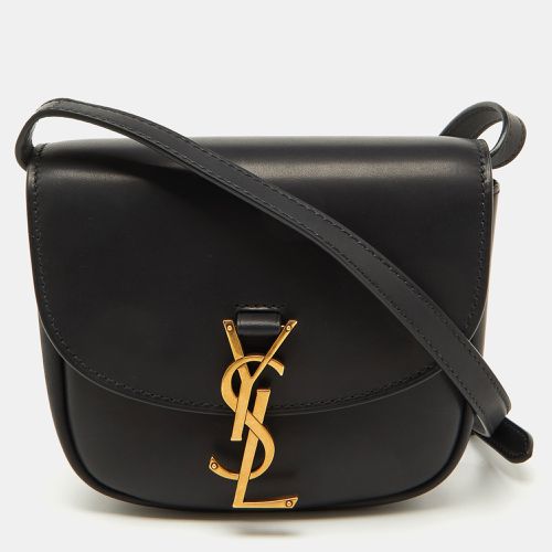 Saint Laurent Black Leather Small Kaia Shoulder Bag - Saint Laurent Paris - Modalova