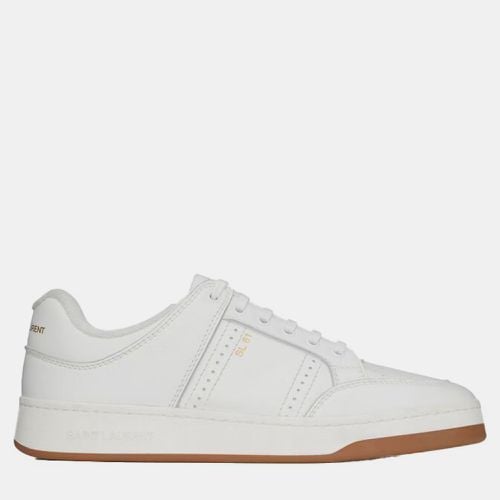 Saint Laurent White Leather Low Top Sneaker EU 39 - Saint Laurent Paris - Modalova