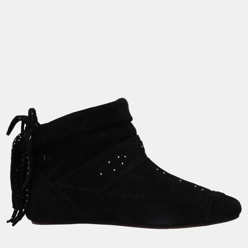 Saint Laurent Suede Ankle Boots Size 38 - Saint Laurent Paris - Modalova