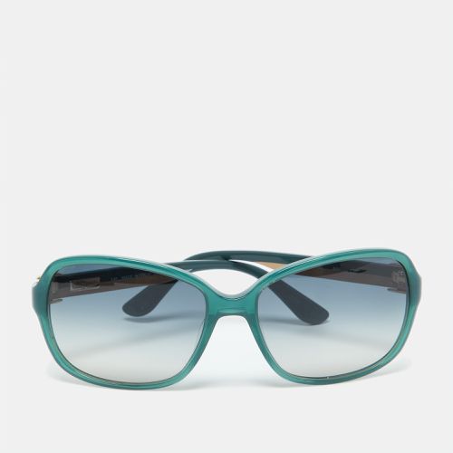 Salvatore Ferragamo Green/Green Gradient SF606S Rectangle Sunglasses - Salvatore Ferragamo - Modalova