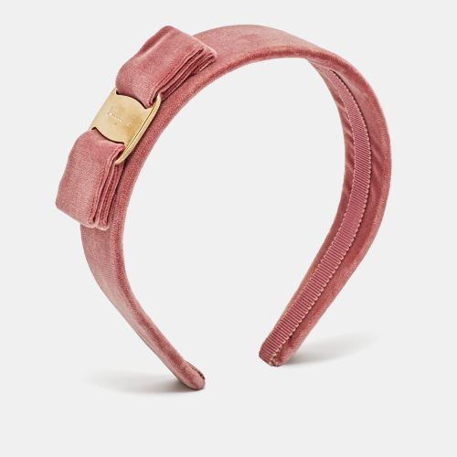 Velvet Tone Head Band - Salvatore Ferragamo - Modalova