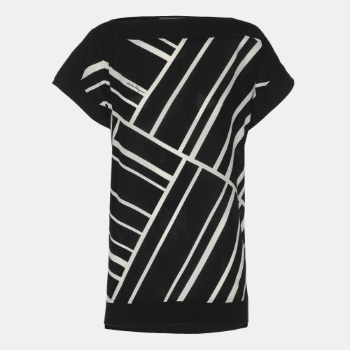 Salvatore Ferragamo Black Printed Cotton Tunic L - Salvatore Ferragamo - Modalova