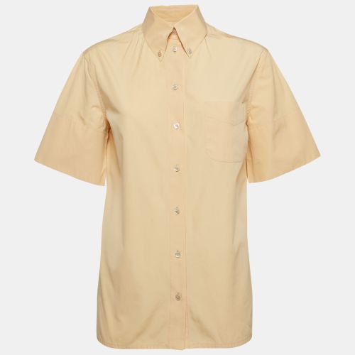 Salvatore Ferragamo Orange Cotton Short Sleeve Shirt L - Salvatore Ferragamo - Modalova