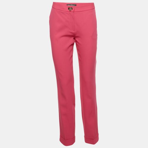 Salvatore Ferragamo Pink Wool Trousers M - Salvatore Ferragamo - Modalova