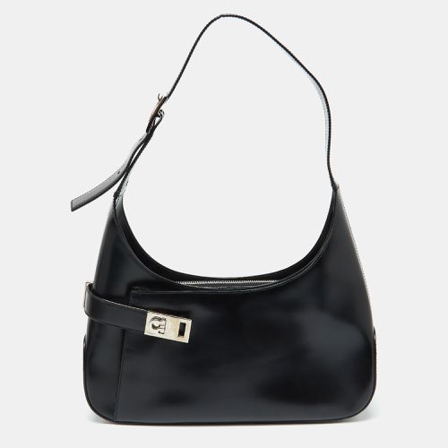 Salvatore Ferragamo Black Leather Hobo - Salvatore Ferragamo - Modalova