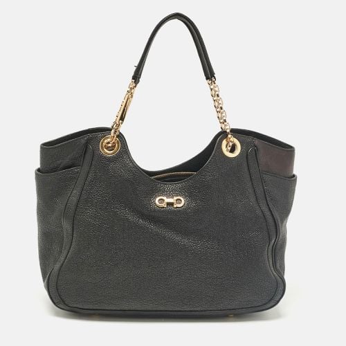 Leather Betulla Tote - Salvatore Ferragamo - Modalova