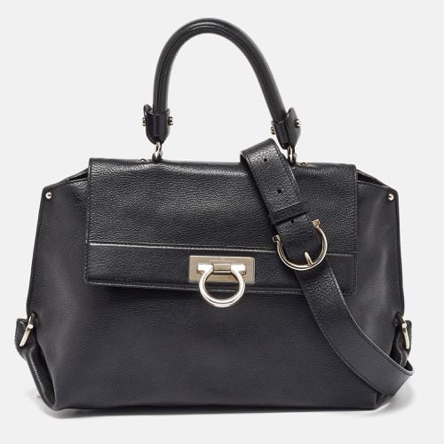 Leather Sofia Top Handle Bag - Salvatore Ferragamo - Modalova