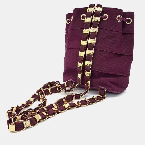 Mini Drawstring Backpack Fabric Backpack Bag - Salvatore Ferragamo - Modalova