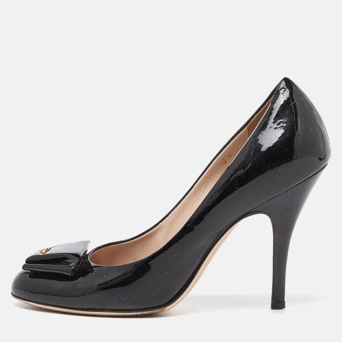 Salvatore Ferragamo Black Patent Leather Pumps Size 37.5 - Salvatore Ferragamo - Modalova