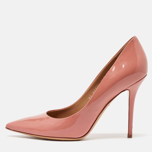 Salvatore Ferragamo Peach Patent Leather Pointed Toe Pumps Size 40.5 - Salvatore Ferragamo - Modalova