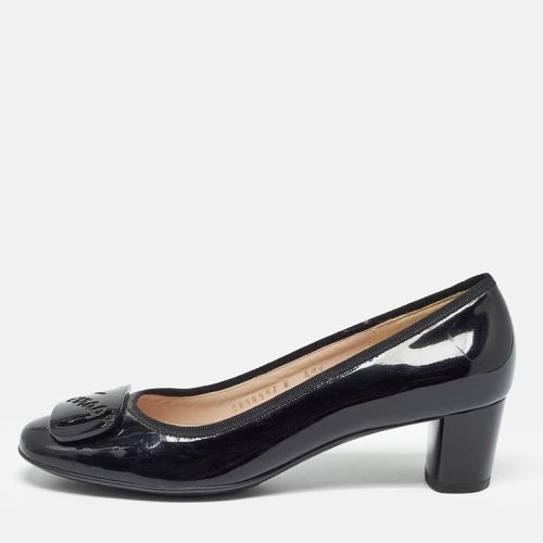 Salvatore Ferragamo Black Patent Leather Pumps Size 37.5 - Salvatore Ferragamo - Modalova