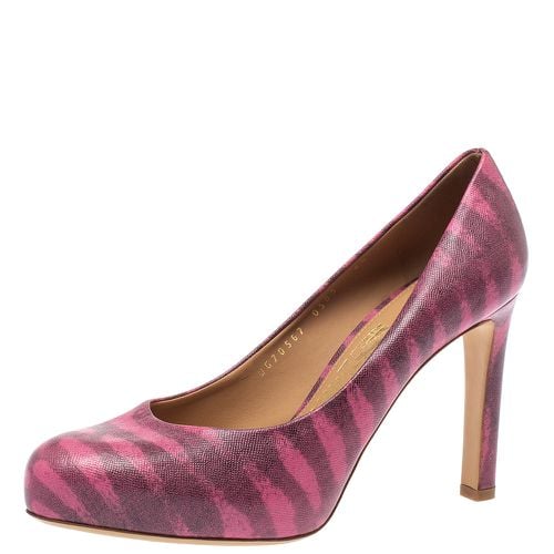 Animal Print Leather Pumps Size 37 - Salvatore Ferragamo - Modalova