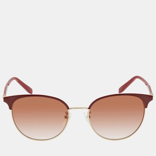 Salvatore Ferragamo Brown - SF2201S-723-53 - Round Women's Sunglasses - Salvatore Ferragamo - Modalova