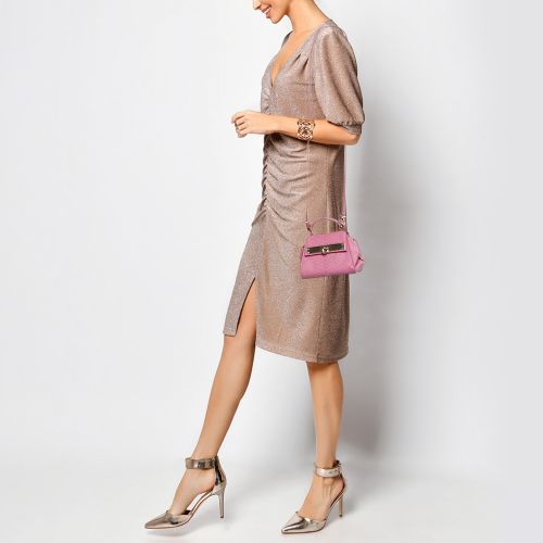 Python Mini Sofia Top Handle Bag - Salvatore Ferragamo - Modalova