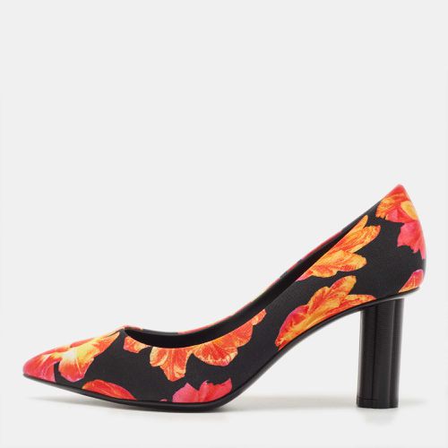 Salvatore Ferragamo Multicolor Floral Canvas Badia Pumps Size 37.5 - Salvatore Ferragamo - Modalova