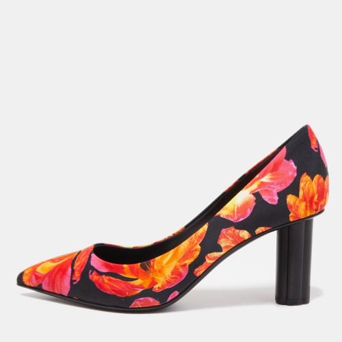 Floral Canvas Badia Pumps Size 39.5 - Salvatore Ferragamo - Modalova