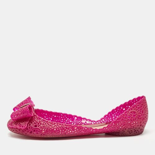 Salvatore Ferragamo Purple Jelly Nilly Ballet Flats Size 40.5 - Salvatore Ferragamo - Modalova