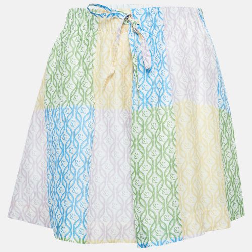 Printed Linen Blend Shorts S - Sandro - Modalova