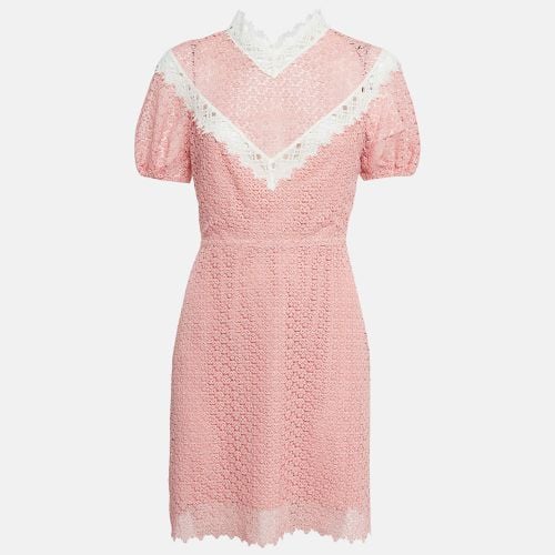 Lace V-Neck Mini Dress M - Sandro - Modalova