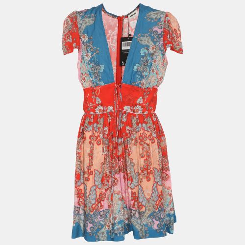 Printed Viscose Mini Dress L - Sandro - Modalova