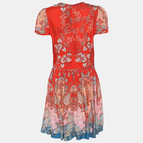 Printed Viscose Mini Dress L - Sandro - Modalova