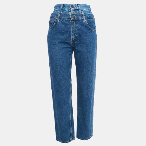 Sandro Blue Denim Double Waist Detail Jeans S Waist 25" - Sandro - Modalova