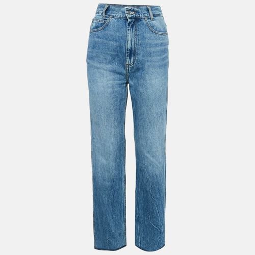 Sandro Blue Faded Denim Straight Leg Jeans S Waist 26" - Sandro - Modalova