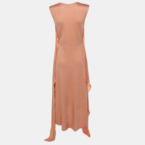 Sandro Beige Jersey Sleeveless Tie Front Dress M - Sandro - Modalova