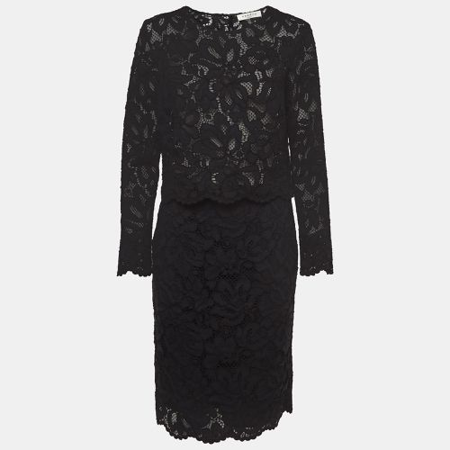 Sandro Black Lace Top & Skirt Set L - Sandro - Modalova