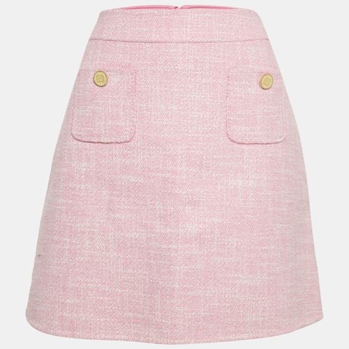 Sandro Pink Tweed Pocket Detail Mini Skirt M - Sandro - Modalova