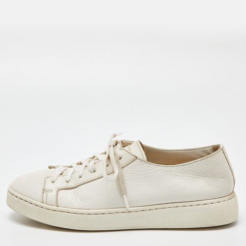 Leather Low Top Sneakers Size 37 - Santoni - Modalova